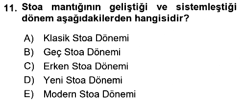 Mantığın Gelişimi 2023-2024 Ara Sınav - 11. soru