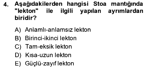 Mantığın Gelişimi 2013-2014 Dönem Sonu Sınavı - 4. soru