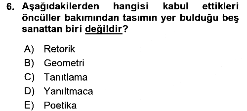 Mantığın Gelişimi 2016-2017 Dönem Sonu Sınavı - 6. soru