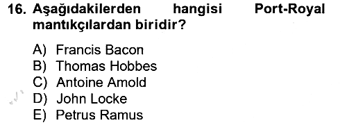 Mantığın Gelişimi 2014-2015 Tek Ders Sınavı - 16. soru