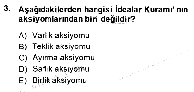 Metafizik 2014-2015 Dönem Sonu Sınavı - 3. soru