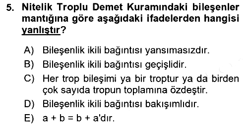 Metafizik 2017-2018 Dönem Sonu Sınavı - 5. soru