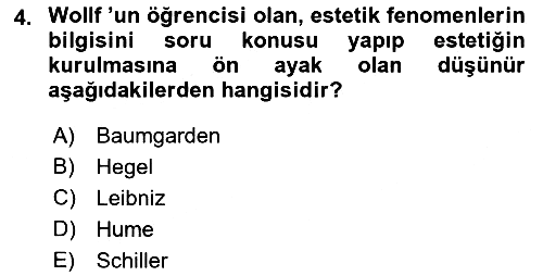 Modern Felsefe 2 2021-2022 Dönem Sonu Sınavı - 4. soru