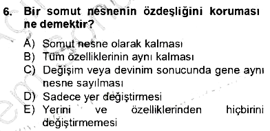 Ortaçağ Felsefesi 2 2012-2013 Dönem Sonu Sınavı - 6. soru