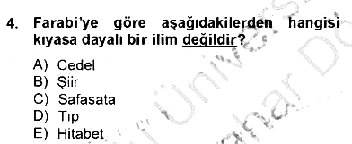 Ortaçağ Felsefesi 2 2013-2014 Dönem Sonu Sınavı - 4. soru
