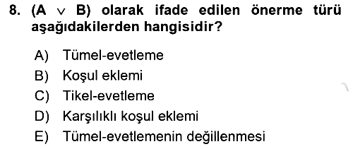 Sembolik Mantık 2022-2023 Yaz Okulu Sınavı - 8. soru