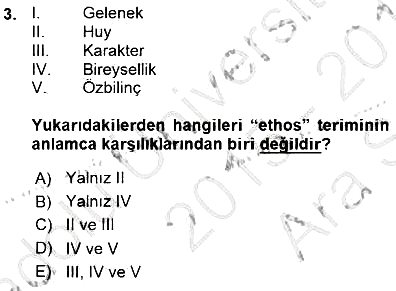 Siyaset Felsefesi 1 2015-2016 Ara Sınav - 3. soru