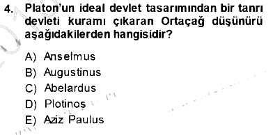 Siyaset Felsefesi 1 2013-2014 Dönem Sonu Sınavı - 4. soru