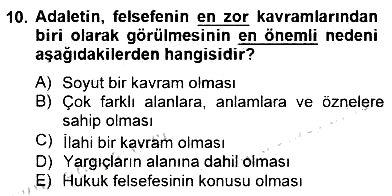 Siyaset Felsefesi 2 2014-2015 Ara Sınav - 10. soru