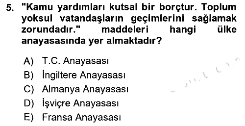 Siyaset Felsefesi 2 2021-2022 Ara Sınav - 5. soru
