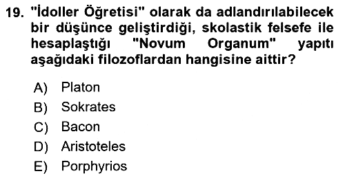 Siyaset Felsefesi 2 2025-2026 Ara Sınav - 19. soru