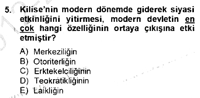 Siyaset Felsefesi 2 2012-2013 Dönem Sonu Sınavı - 5. soru