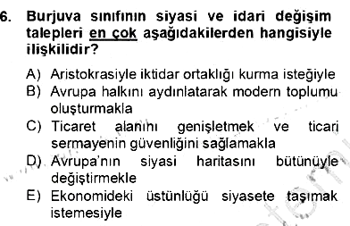 Siyaset Felsefesi 2 2012-2013 Dönem Sonu Sınavı - 6. soru