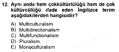 Siyaset Felsefesi 2 2014-2015 Dönem Sonu Sınavı - 12. soru