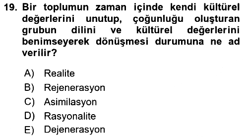 Siyaset Felsefesi 2 2016-2017 Dönem Sonu Sınavı - 19. soru