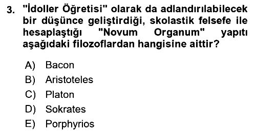Siyaset Felsefesi 2 2024-2025 Yaz Okulu Sınavı - 3. soru