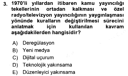 Sosyal Bilimlerde Temel Kavramlar 2017-2018 Dönem Sonu Sınavı - 3. soru