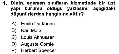 Sosyal Bilimlerde Temel Kavramlar 2018-2019 Dönem Sonu Sınavı - 1. soru