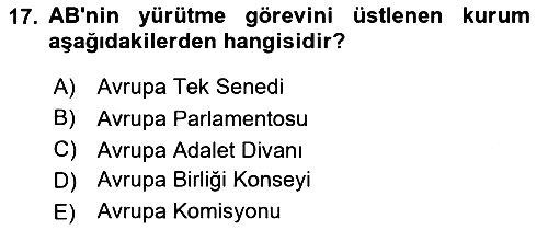 Sosyal Politika 2021-2022 Dönem Sonu Sınavı - 17. soru