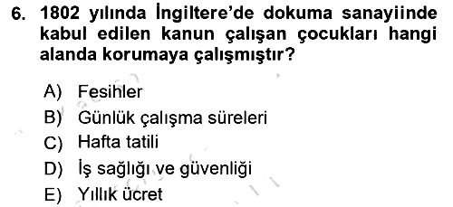 Sosyal Politika 2023-2024 Yaz Okulu Sınavı - 6. soru