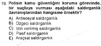Sosyal Psikoloji 1 2012-2013 Tek Ders Sınavı - 19. soru