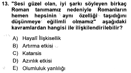 Sosyal Psikoloji 2 2023-2024 Ara Sınav - 13. soru
