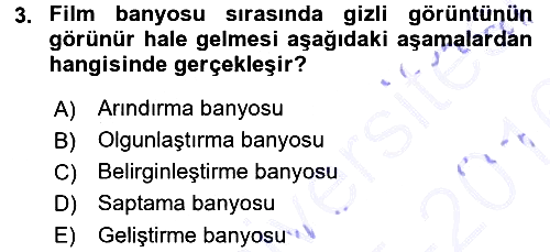Temel Fotoğrafçılık 2015-2016 Dönem Sonu Sınavı - 3. soru