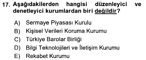 Yurttaşlık ve Çevre Bilgisi 2021-2022 Dönem Sonu Sınavı - 17. soru