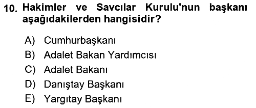 Yurttaşlık ve Çevre Bilgisi 2022-2023 Yaz Okulu Sınavı - 10. soru