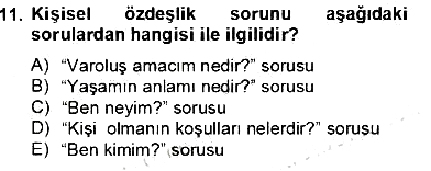 Zihin Felsefesi 2012-2013 Dönem Sonu Sınavı - 11. soru