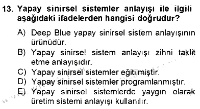 Zihin Felsefesi 2013-2014 Dönem Sonu Sınavı - 13. soru