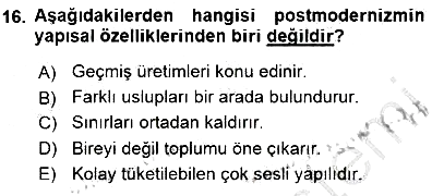 Fotoğraf Tarihi 2015-2016 Dönem Sonu Sınavı - 16. soru