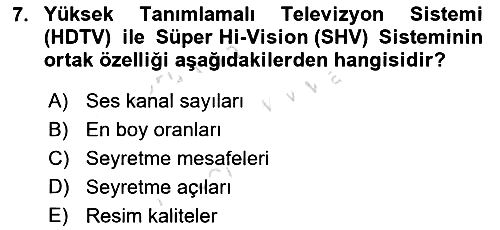 Hareketli Görüntünün Tarihi 2021-2022 Yaz Okulu Sınavı - 7. soru