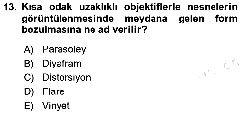 Optik Bakış 2023-2024 Yaz Okulu Sınavı - 13. soru