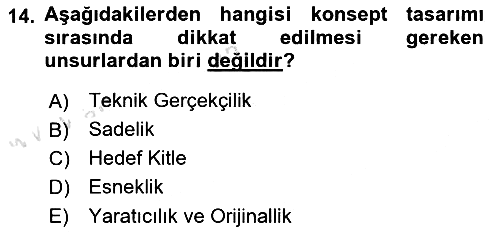 Dijital Oyun Tasarımı 2024-2025 Ara Sınav - 14. soru