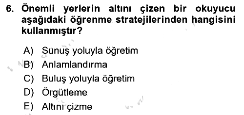 Eğitici İçerik Tasarımı 2024-2025 Ara Sınav - 6. soru