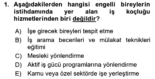 Engellilik Ve Erişilebilir Tasarım 2024-2025 Ara Sınav - 1. soru