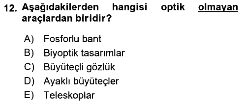 Engellilik Ve Erişilebilir Tasarım 2023-2024 Dönem Sonu Sınavı - 12. soru