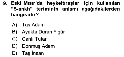 Görsel Kültür 2015-2016 Ara Sınav - 9. soru