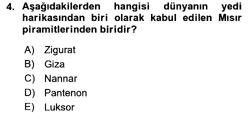 Görsel Kültür 2016-2017 Ara Sınav - 4. soru