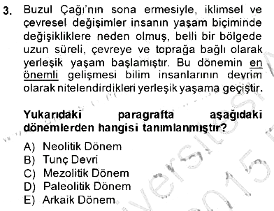 Sanat Tarihi 2014-2015 Ara Sınav - 3. soru
