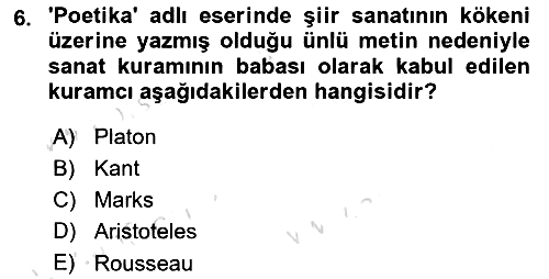 Tasarım Etiği ve Hukuku 2025-2026 Ara Sınav - 6. soru
