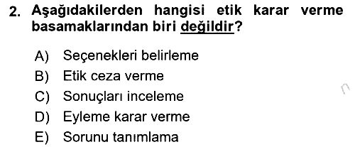 Tasarım Etiği ve Hukuku 2025-2026 Yaz Okulu Sınavı - 2. soru