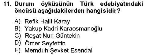 Türk Dili 2 2014-2015 Tek Ders Sınavı - 11. soru
