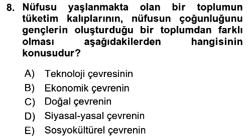 Genel İşletme 2019-2020 Ara Sınav - 8. soru