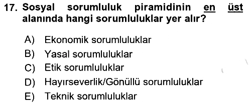 Genel İşletme 2024-2025 Ara Sınav - 17. soru