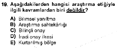 Halkla İlişkiler 2012-2013 Tek Ders Sınavı - 19. soru