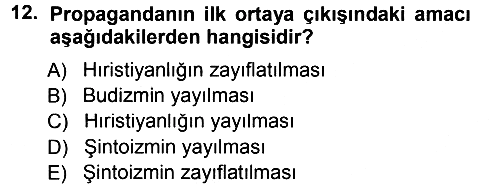 İkna Edici İletişim 2013-2014 Dönem Sonu Sınavı - 12. soru