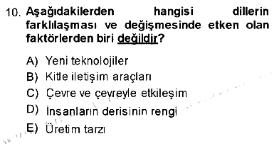 İletişim Bilgisi 2013-2014 Ara Sınav - 10. soru