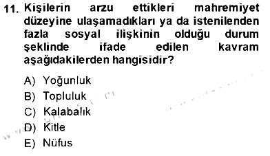 İletişim Bilgisi 2014-2015 Ara Sınav - 11. soru
